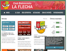 Tablet Screenshot of cblaflecha.es